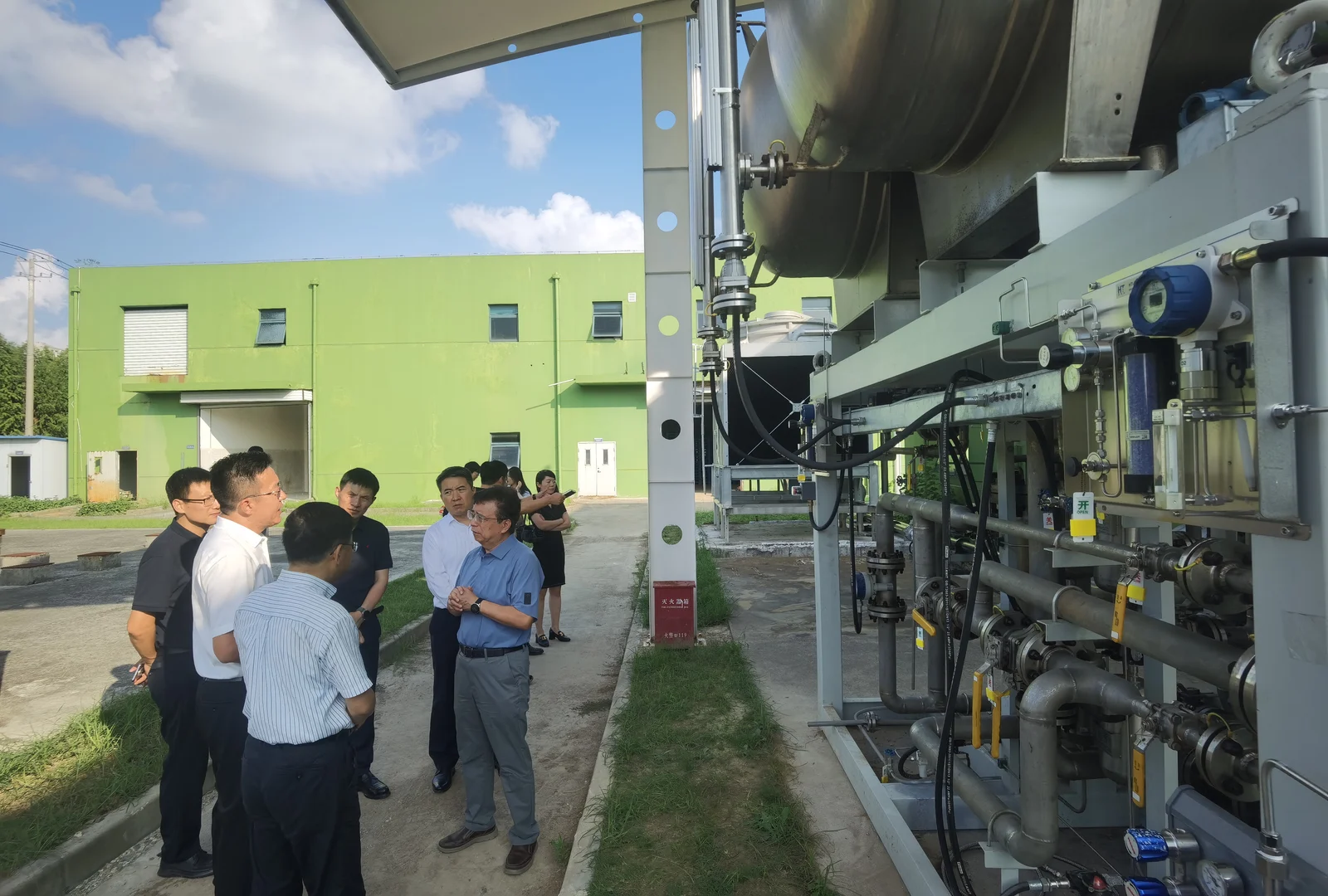 Jingcheng Machinery Electric Chairman Ruan Zhongkui visits Sunwise — original image