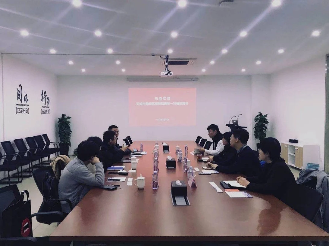 Tianjin Port Free Trade Zone's Xu Haitao and Hirano Environmental's Hu Huiling visit Sunwise — original image