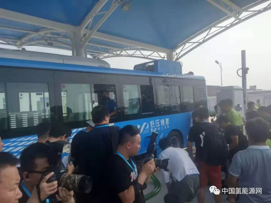Sunwise supports a low-pressure refueling station using metal hydrogen storage in Huludao — original image