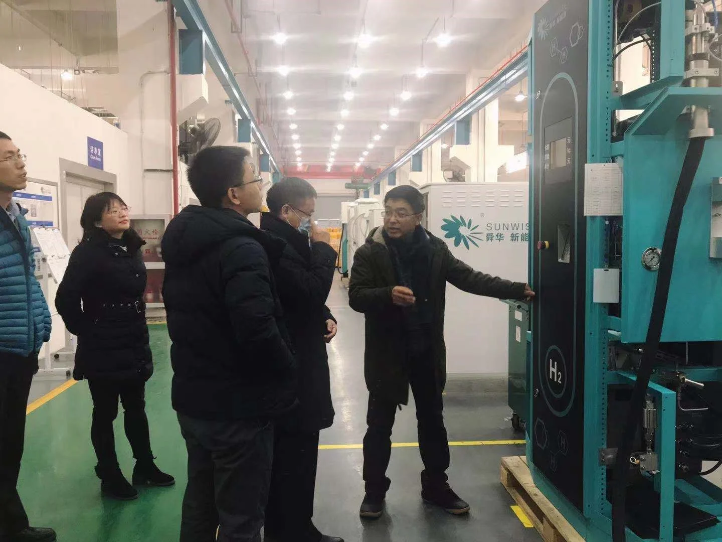 SPIC Director Chen Guanwen leads a delegation to Sunwise — original image