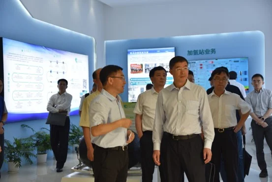 Sinopec hydrogen research delegation visits Sunwise — original image