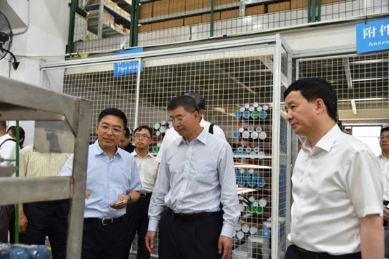 Sinopec hydrogen research delegation visits Sunwise — original image