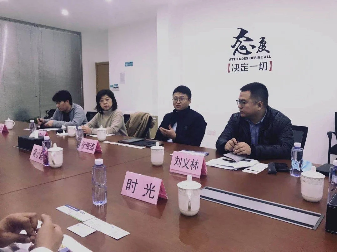 Tianjin Port Free Trade Zone's Xu Haitao and Hirano Environmental's Hu Huiling visit Sunwise — original image