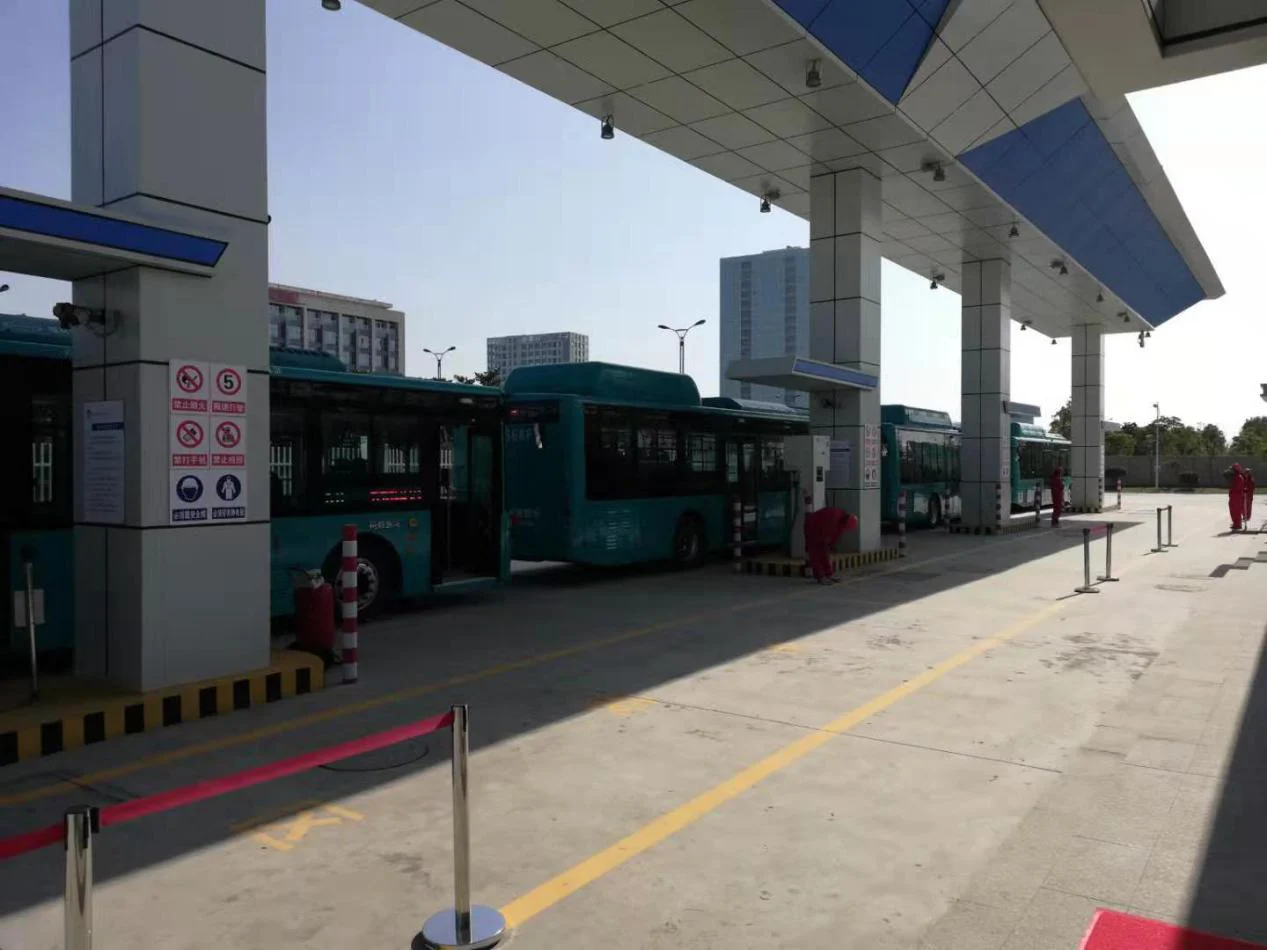 Yancheng's UNDP fuel cell buses and hydrogen station enter service — original image