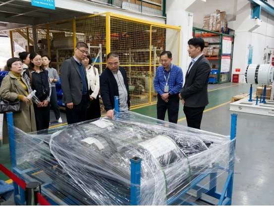 Chengdu Qingbaijiang delegation visits Sunwise to promote green industry development — original image