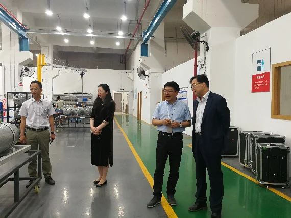 Shanghai International Automobile City Chairman Chen Gang visits Sunwise — original image