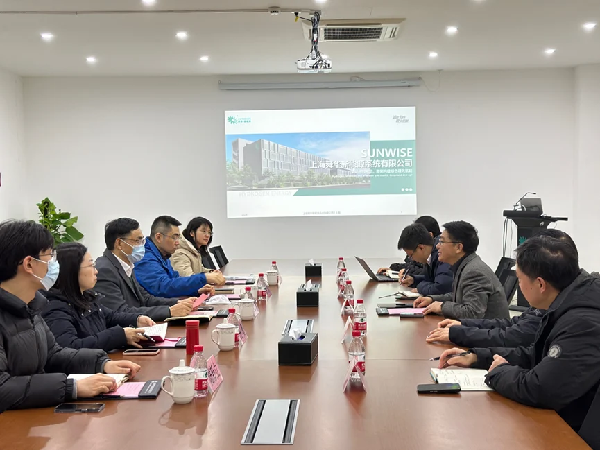 Shanghai Nuclear Power Office Party Secretary Lu Haibin visits Sunwise — original image
