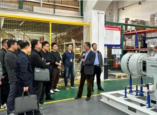 Sinopec Capital's technology commercialization training group visits Sunwise — original image