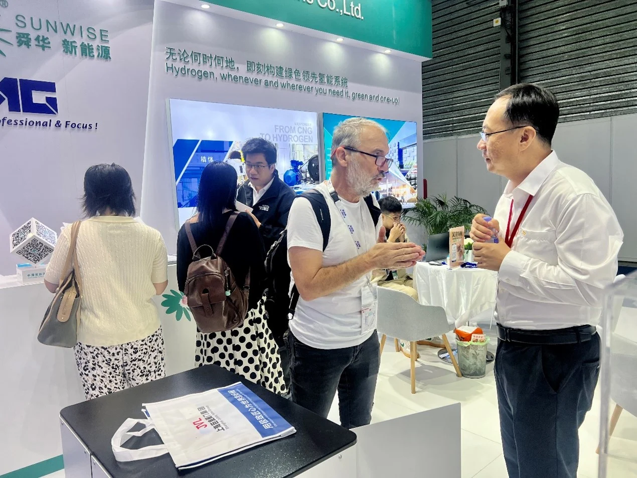 Sunwise exhibits at SNEC 2024 energy storage and hydrogen exhibition in Shanghai — original image