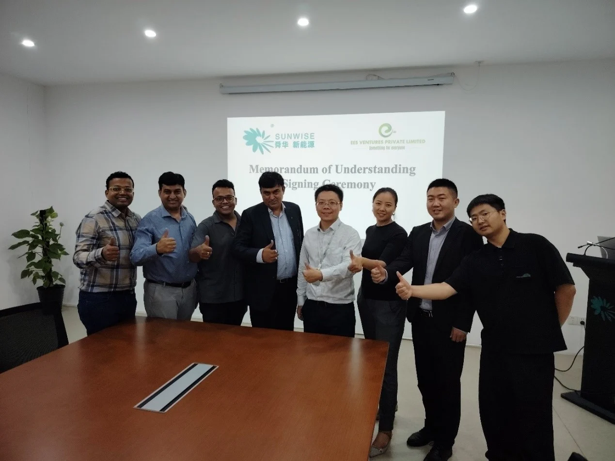 Sunwise and EES Ventures promote hydrogen development in India — original image
