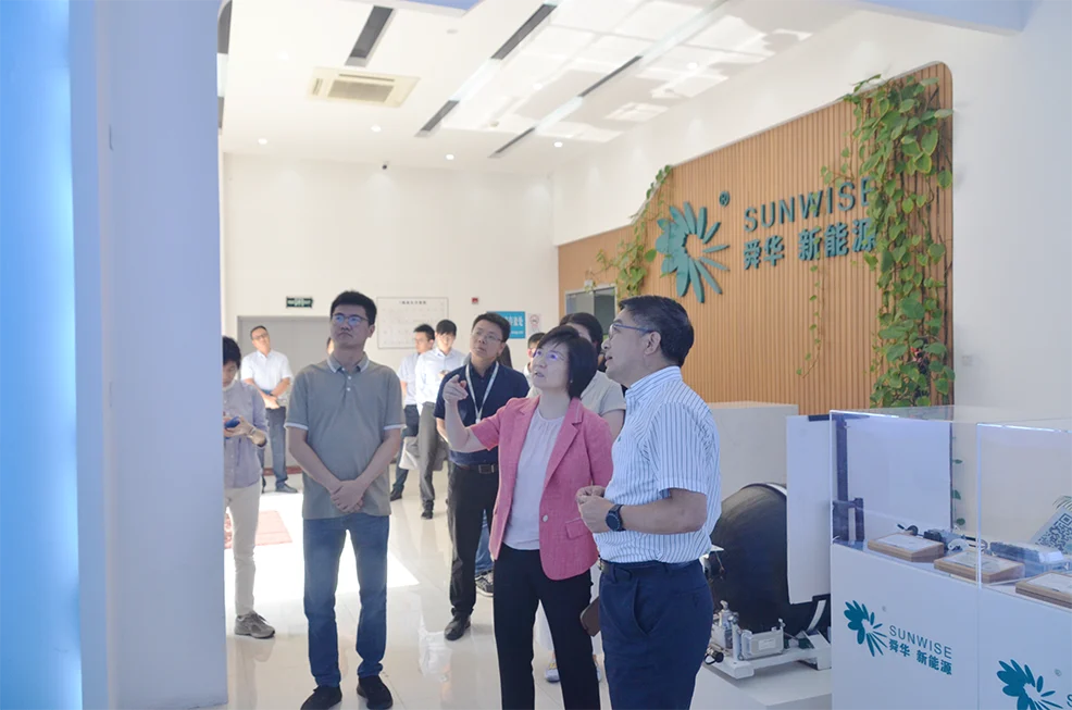 Lu Zufang leads a delegation to Sunwise — original image