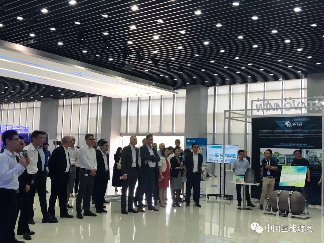 Hydrogen technology showcased at SAIC Volkswagen — original image
