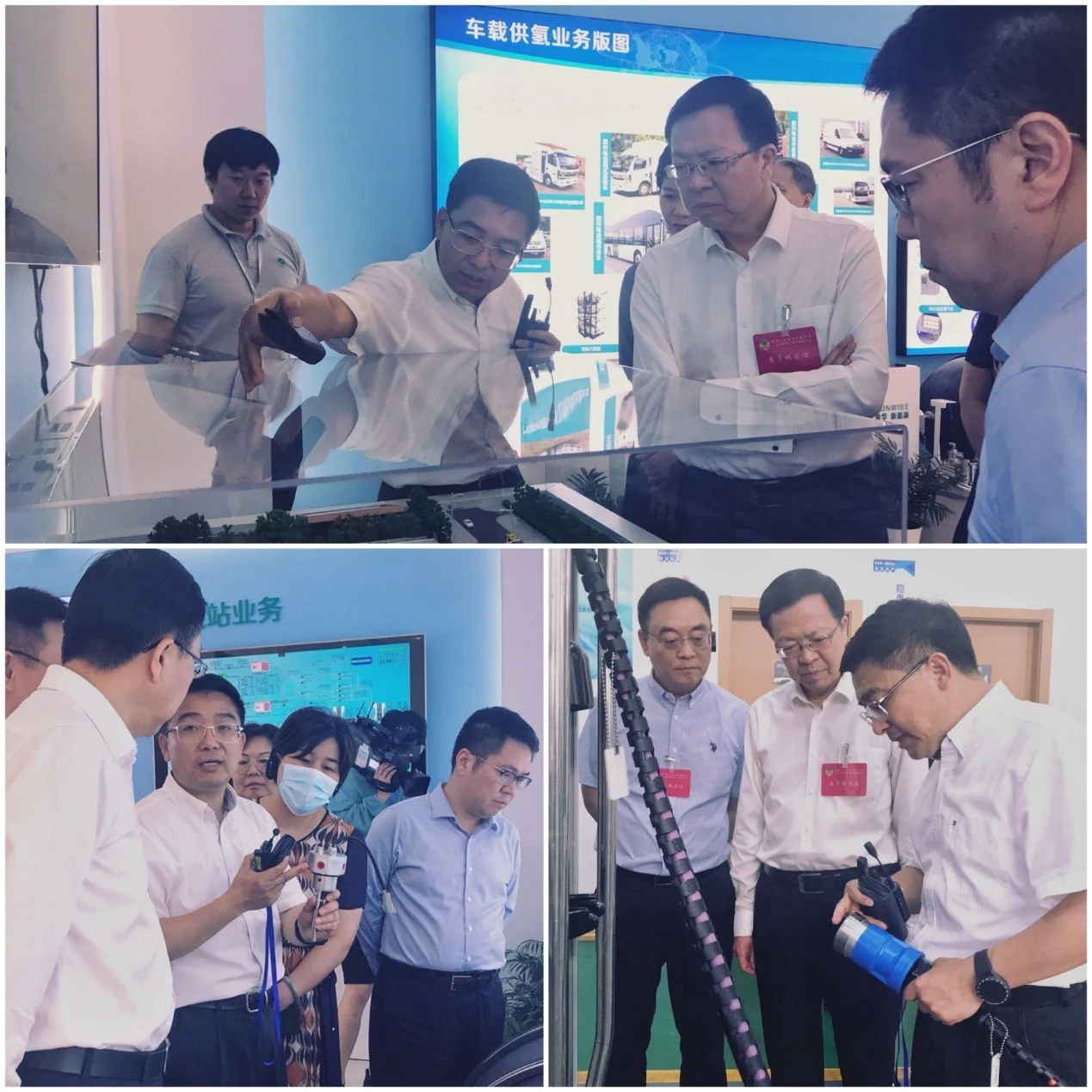 Jiading CPPCC Chairman Shen Huadi leads a delegation to Sunwise — original image